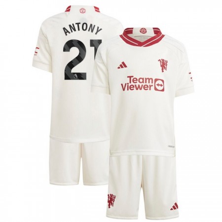 Koszulka Manchester United Antony 21 Dziecięcy Trzeci 2023-24 Koszulki Piłkarskie Krótki Rękaw